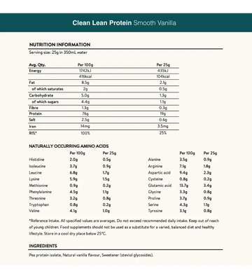 Buy Nuzest Clean Lean Protein Smooth Vanilla at LiveHelfi