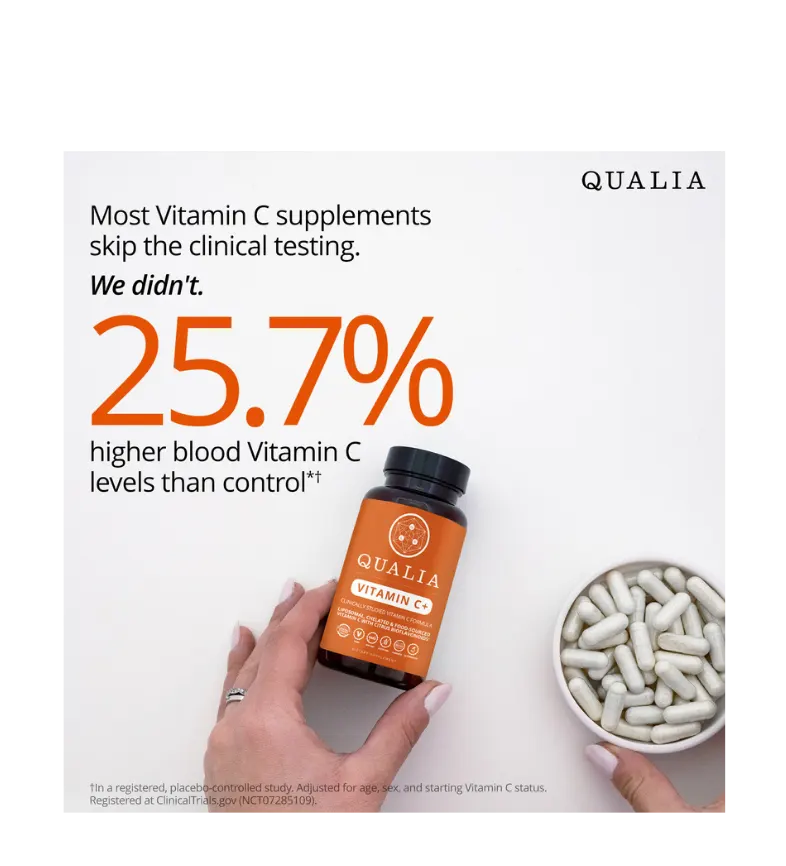 Buy Qualia Life Sciences Qualia Vitamin C+ at LiveHelfi