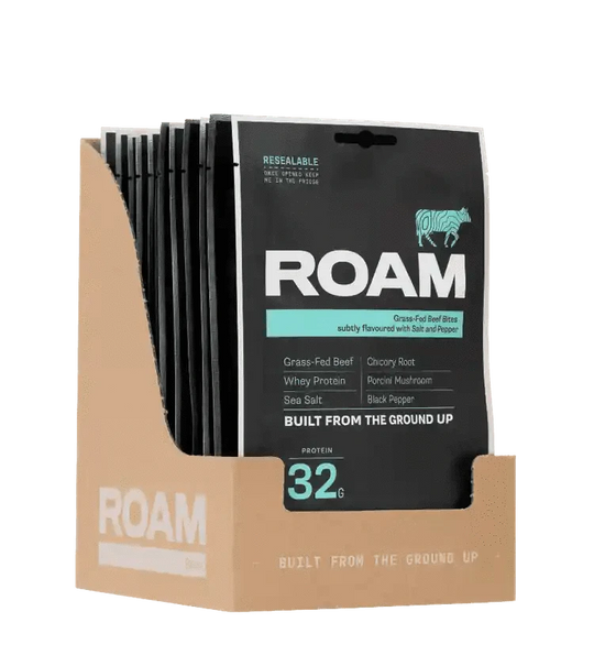 Grass-Fed Beef Bites Salt, Pepper & Porcini 12 Pack