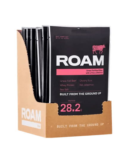 Buy ROAM Food Grass-Fed Beef Bites - Jalapeno Chilli at LiveHelfi