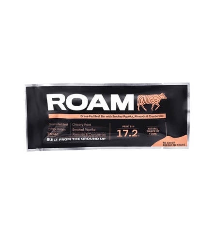 Buy ROAM Food Grass-Fed Beef Bar - Smokey Paprika, Cranberry & Almond at LiveHelfi