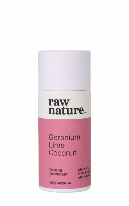 Buy Raw Nature Natural Deodorant Geranium + Lime at LiveHelfi