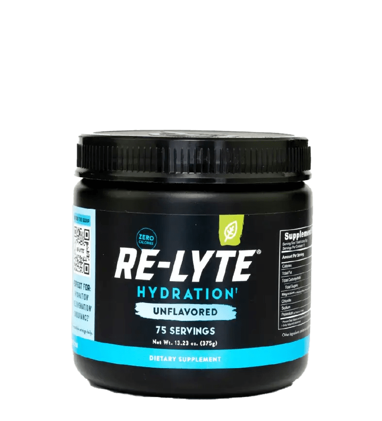 We created Re-Lyte Hydration for people who want an electrolyte product  that contains a balanced ratio of essential electrolytes (includi