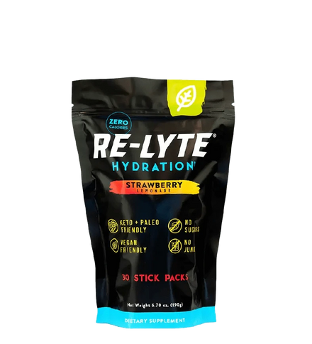 Buy Redmond Re-Lyte Hydration Stick Packs (30 ct.) Strawberry Lemonade at LiveHelfi
