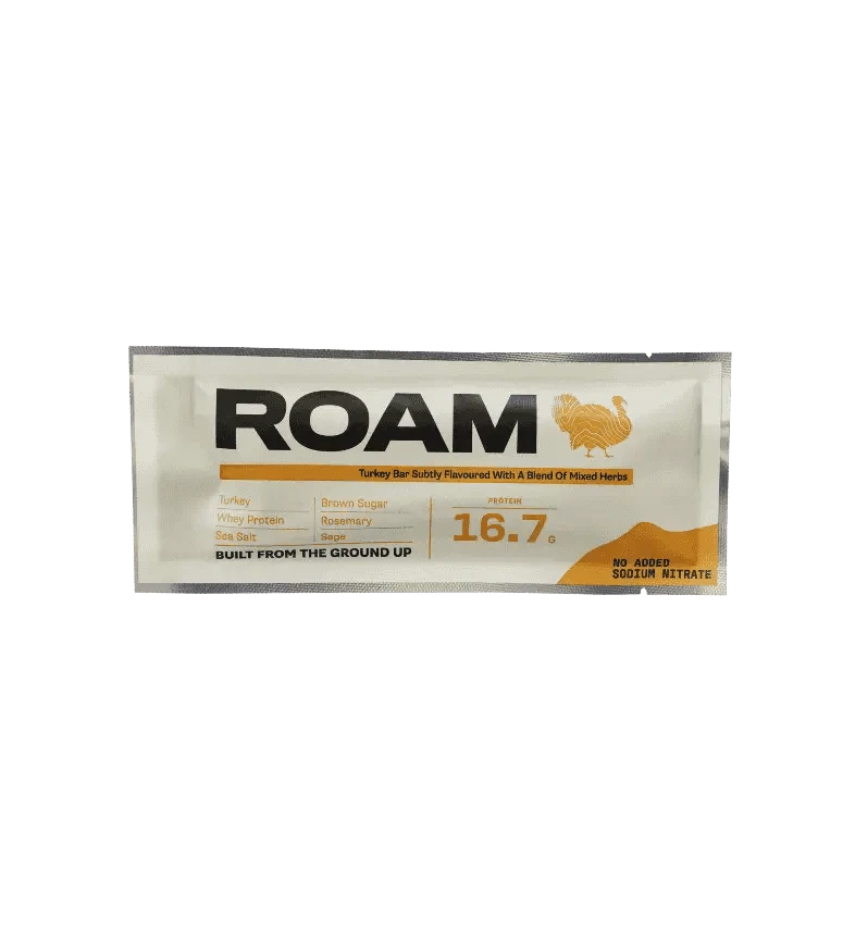 Buy ROAM Food Free-Range Turkey Bar - Lemon & Herb at LiveHelfi