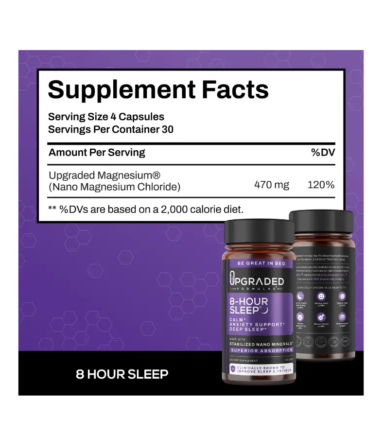 Buy Upgraded Formulas Upgraded 8-Hour Sleep 120 capsules at LiveHelfi