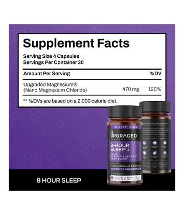 Buy Upgraded Formulas Upgraded 8-Hour Sleep 120 capsules at LiveHelfi
