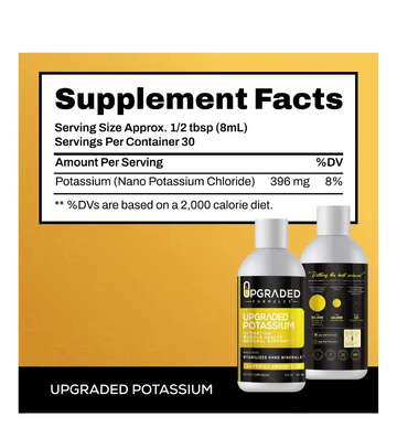 Buy Upgraded Formulas Upgraded Potassium 30 Servings at LiveHelfi