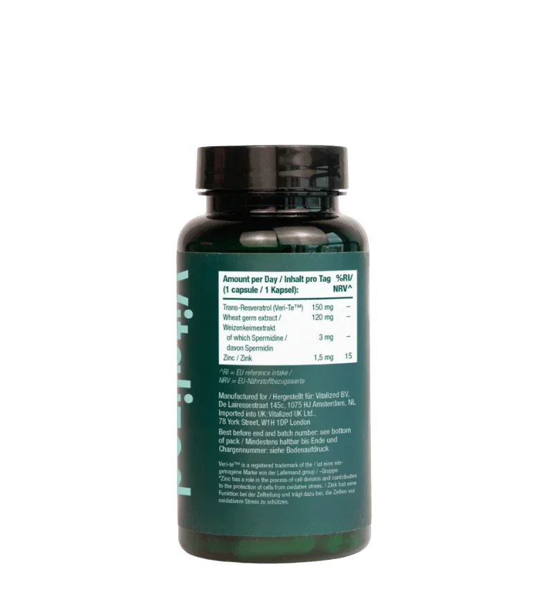 Buy Vitalized Spermidine & Resveratrol at LiveHelfi