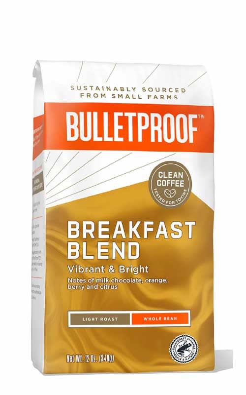 Buy Bulletproof Breakfast Blend Light Roast Whole Bean at LiveHelfi
