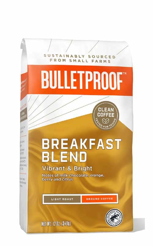 Buy Bulletproof Breakfast Blend Light Roast Ground at LiveHelfi