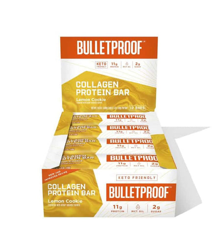 Buy Bulletproof Lemon Cookie Collagen Protein Bars at LiveHelfi