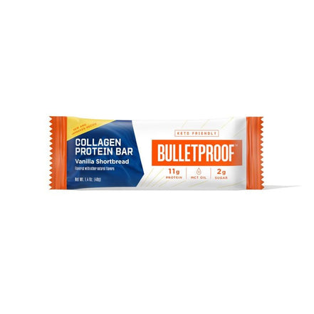 Buy Bulletproof Vanilla Shortbread Collagen Protein Bars at LiveHelfi
