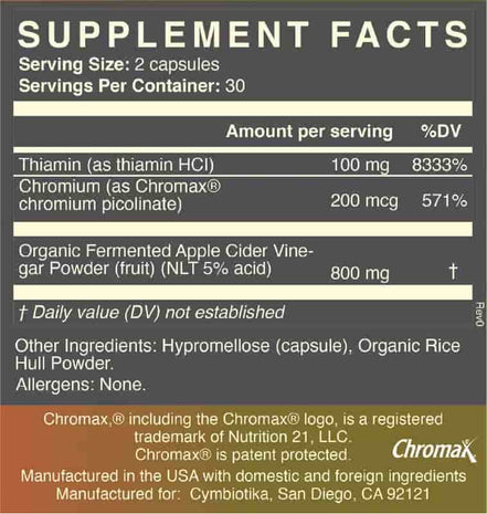 Buy Cymbiotika Apple Cider Vinegar Capsules at LiveHelfi