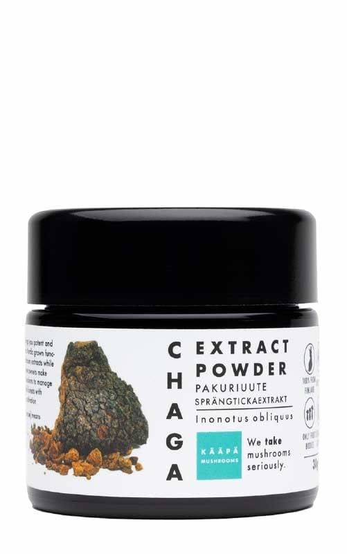 Buy KÄÄPÄ Mushrooms Organic Chaga Extract Powder at LiveHelfi