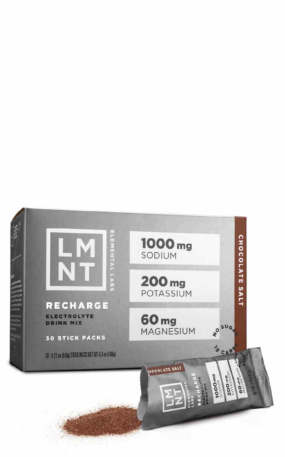 Buy LMNT Recharge Electrolyte Drink Mix Chocolate Salt at LiveHelfi