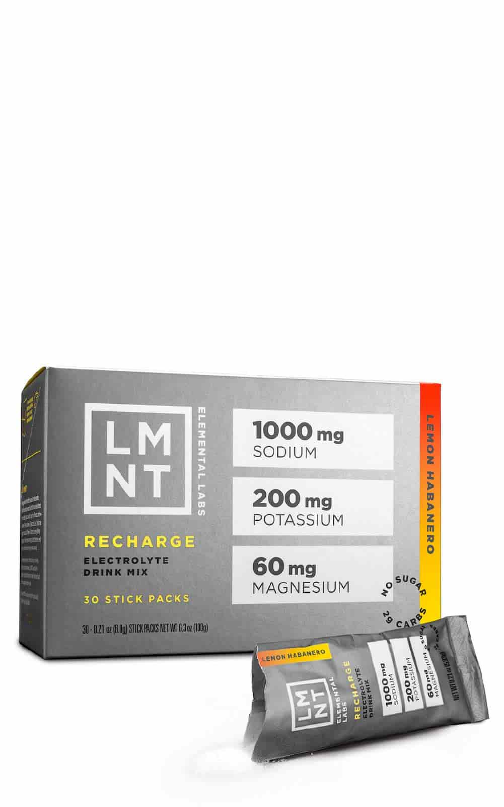 Buy LMNT Recharge Electrolyte Drink Mix Lemon Habanero at LiveHelfi
