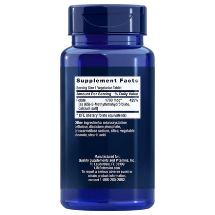 Buy Life Extension Optimized Folate (L-Methylfolate) at LiveHelfi