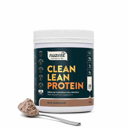 Buy Nuzest Clean Lean Protein Rich Chocolate 500 gr at LiveHelfi